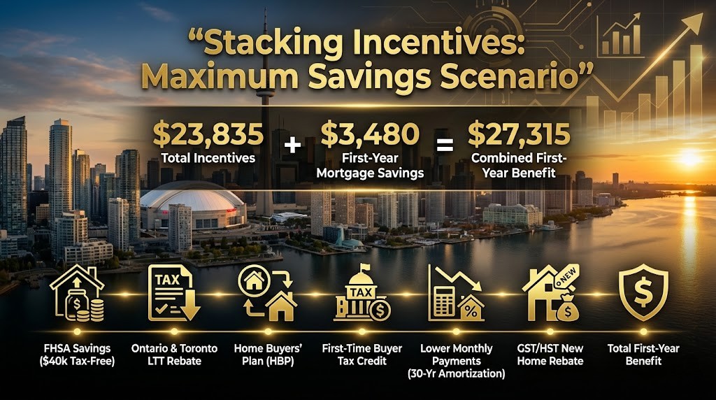 Stacking Incentives Maximum Savings Scenario