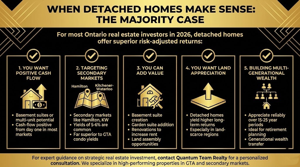 When Detached Homes Make Sense The Majority Case