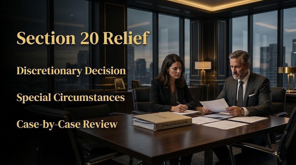 section 20 reliefs