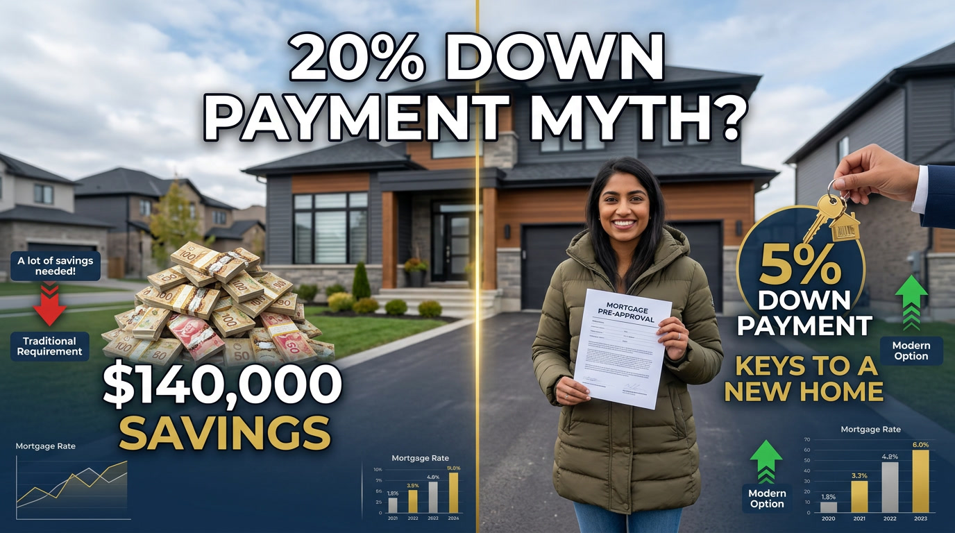 do you need 20 percent down payment Ontario